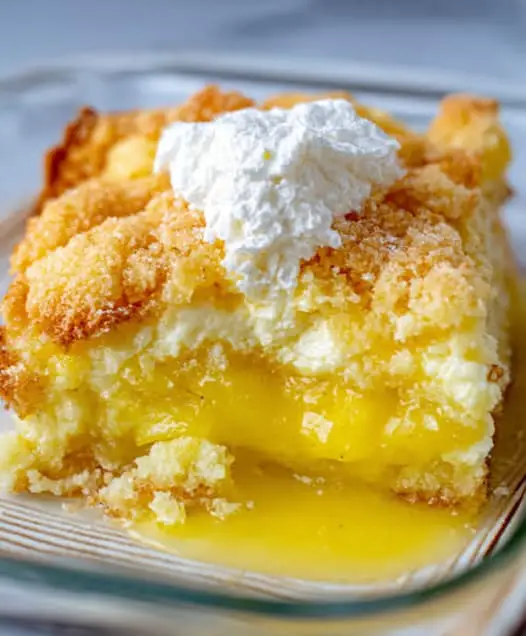 4-Ingredient Lemon Cream Cheese Dump Cake – The Easiest Dessert You’ll Ever Love