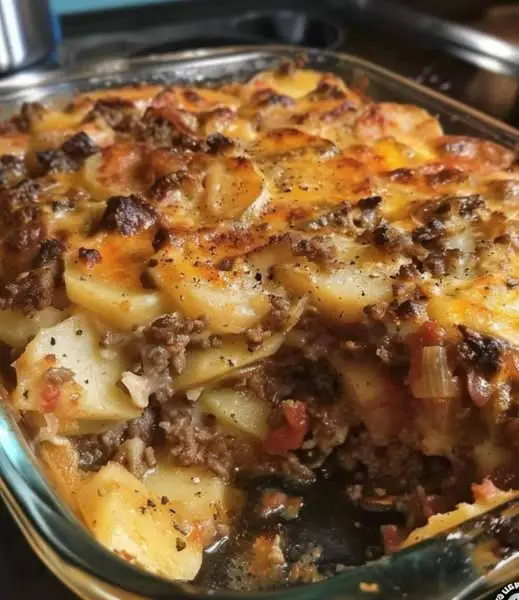 Cheesy Hamburger Potato Casserole: Comfort Food at Its Finest