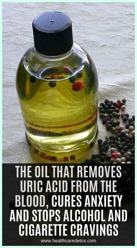 Natural Oil Remedy for Uric Acid, Inflammation & Cravings