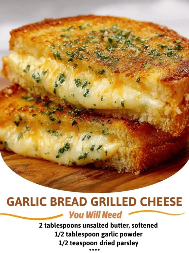 Garlic Bread Grilled Cheese