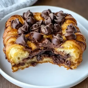 Decadent Chocolate Croissant Breakfast Bake