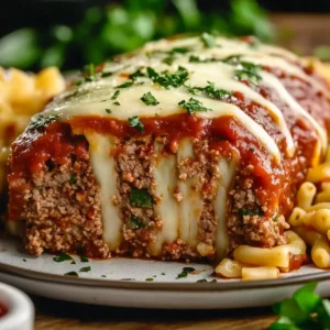 Stuffed Italian Meatloaf
