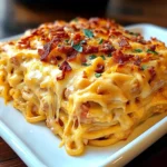 Spicy Southern Cheesy Chicken Spaghetti Casserole