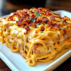 Spicy Southern Cheesy Chicken Spaghetti Casserole