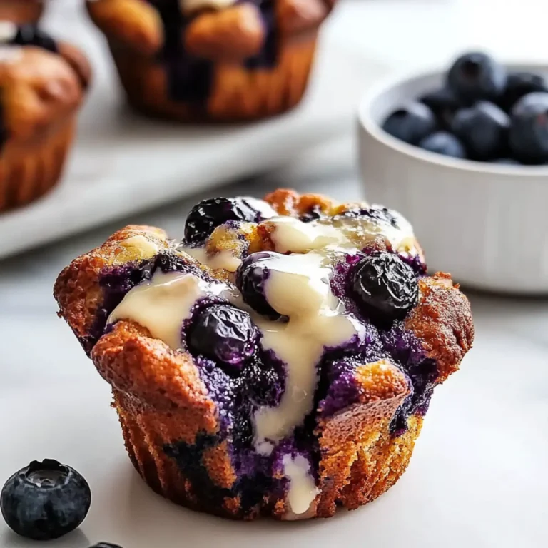 Easy Blueberry Monkey Bread Muffins Recipe