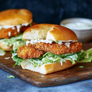 Crispy Chicken Caesar Sandwich