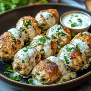 Chicken Kofta with Garlic Yogurt Sauce Recipe