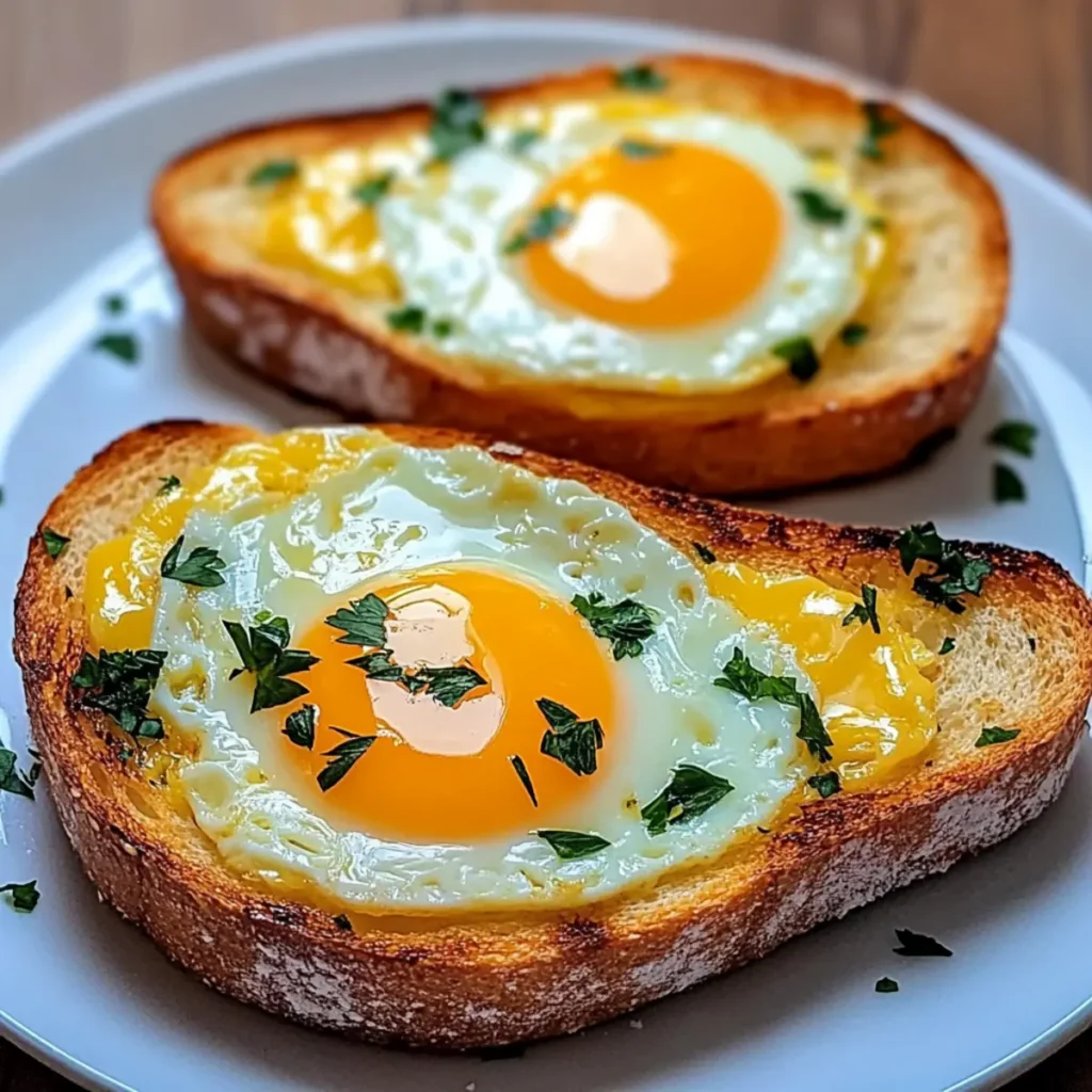 Egg and Cheese Toasts