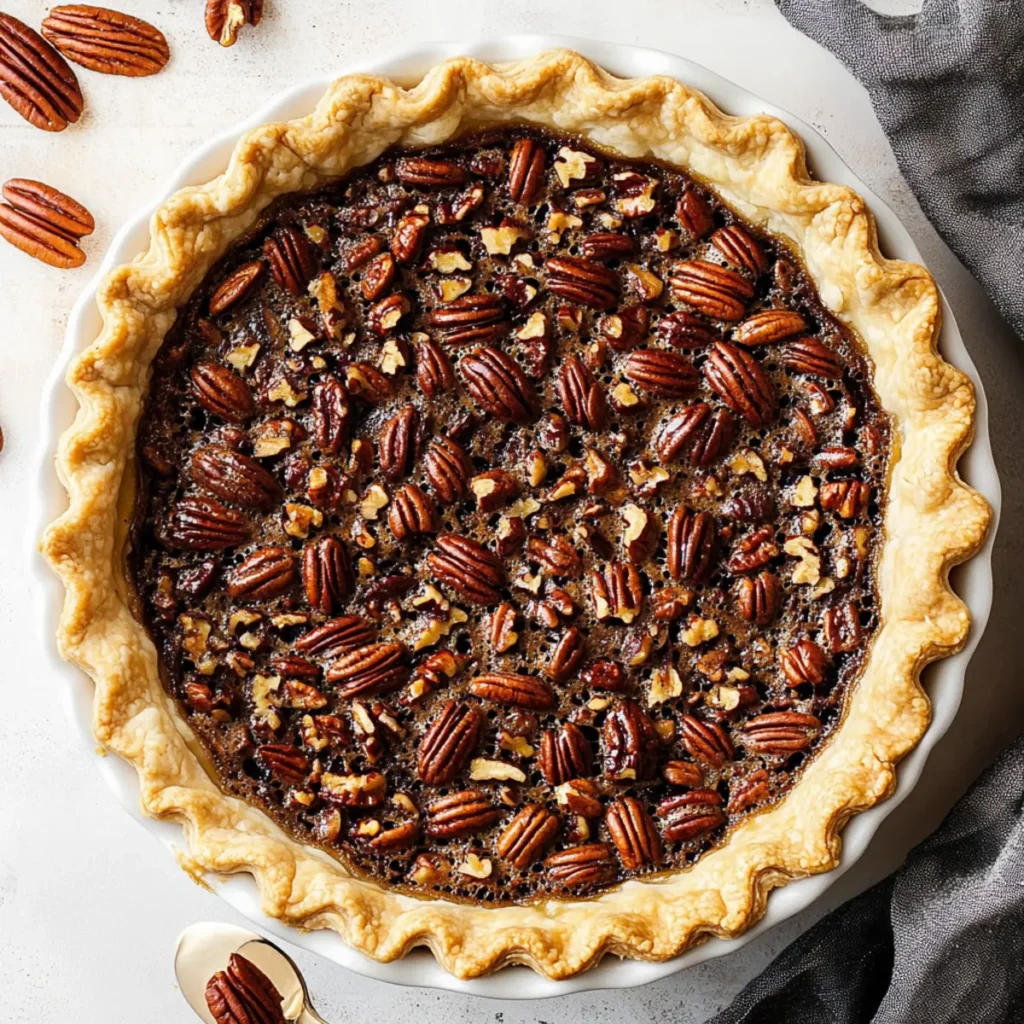 Browned Butter Maple Pecan Pie (Without Corn Syrup!)