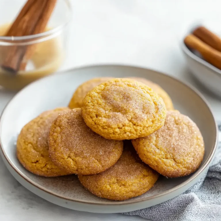 The Best Pumpkin Snickerdoodles (soft and chewy)