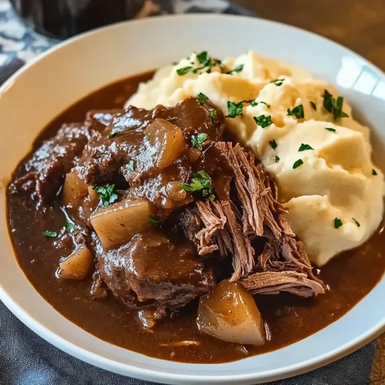 Irresistible Slow Cooker Beef Manhattan – Easy Comfort Food Delight!
