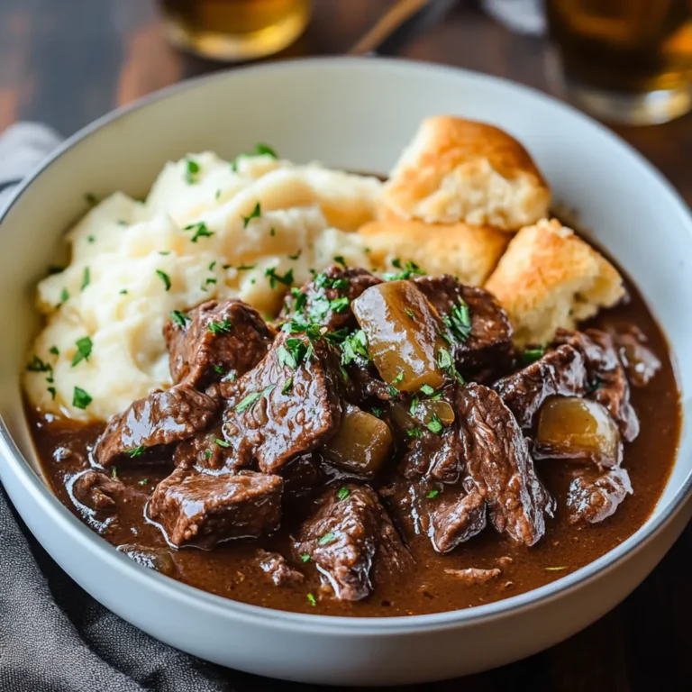 Easy Slow Cooker Beef Manhattan - Tender Comfort Food Classic