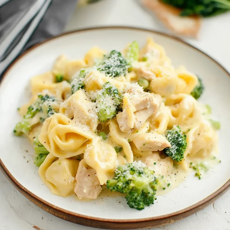 Cheesy Chicken Broccoli Tortellini