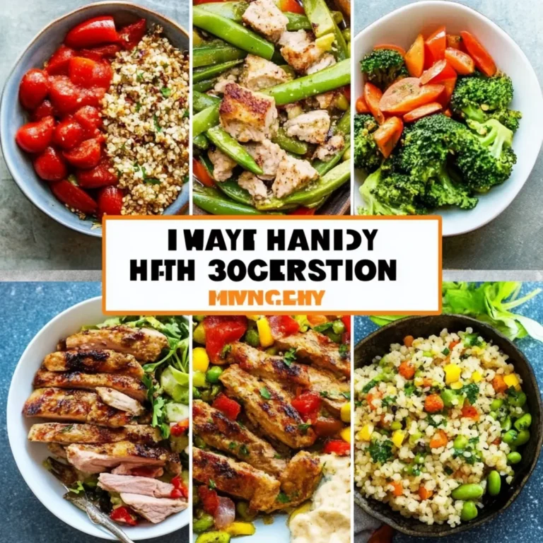 10 Easy Healthy 30-Minute Dinners