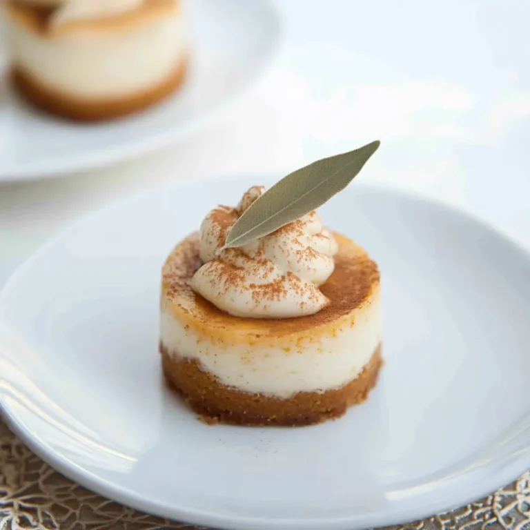 Mini Pumpkin Cheesecake