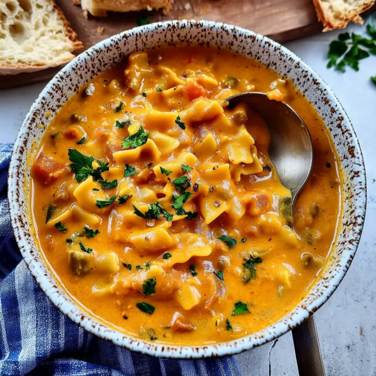 CREAMY VEGAN LASAGNA SOUP