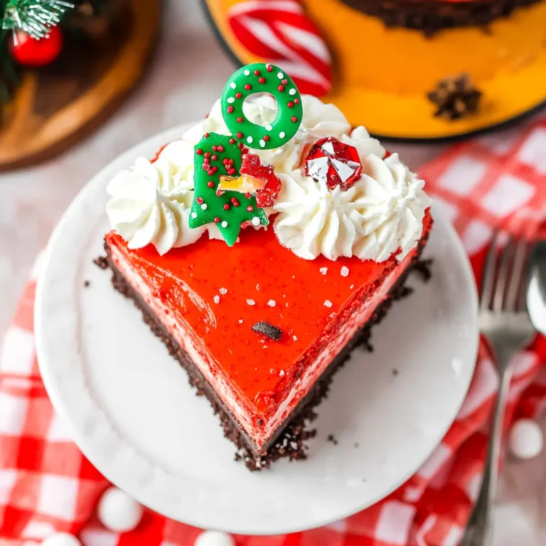 Easy Christmas Red Velvet Cheesecake Recipe