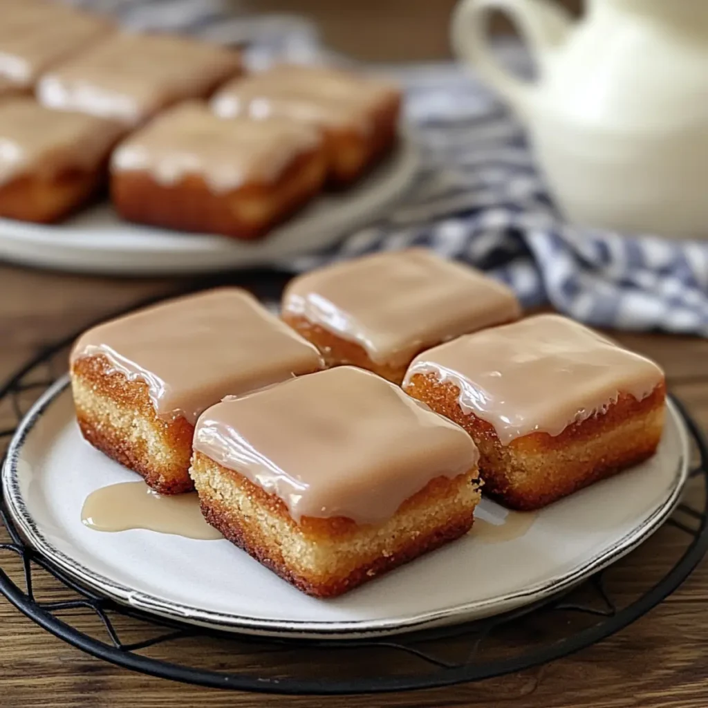 Indulge in Soft Baked Maple Donut Bars