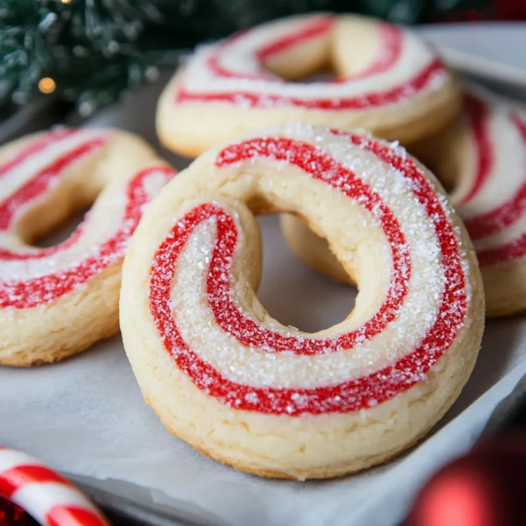 Bake These Candy Cane Cookies Once… and You’ll Make Them Every Year ❤️🍪