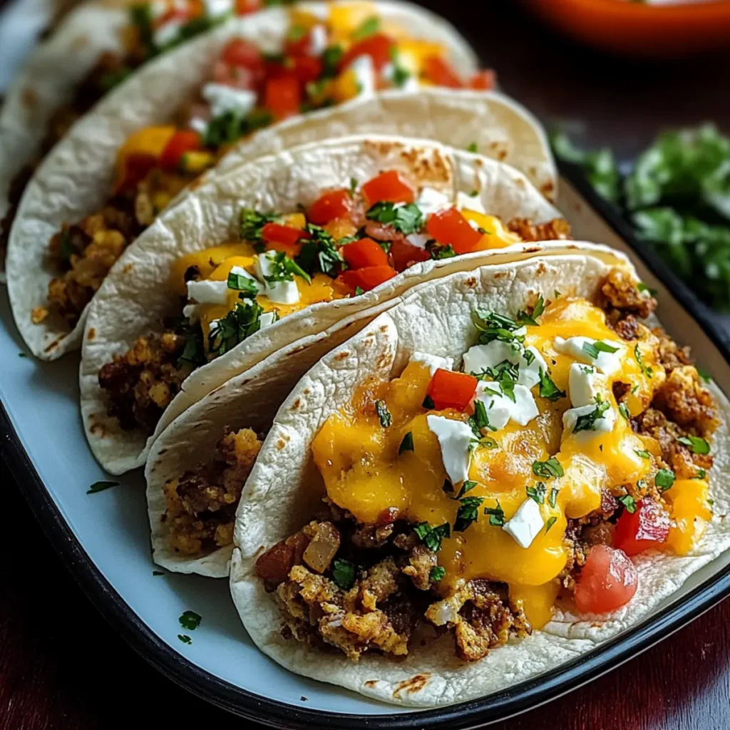 Baked Breakfast Tacos