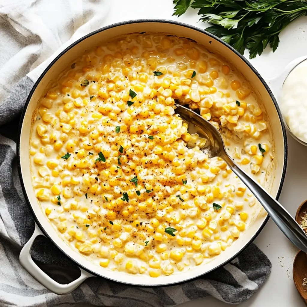 Delicious Creamed Corn Thanksgiving Side Dish