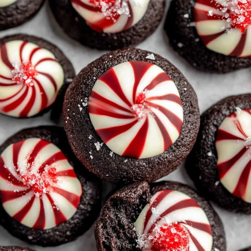 CHOCOLATE PEPPERMINT BLOSSOMS