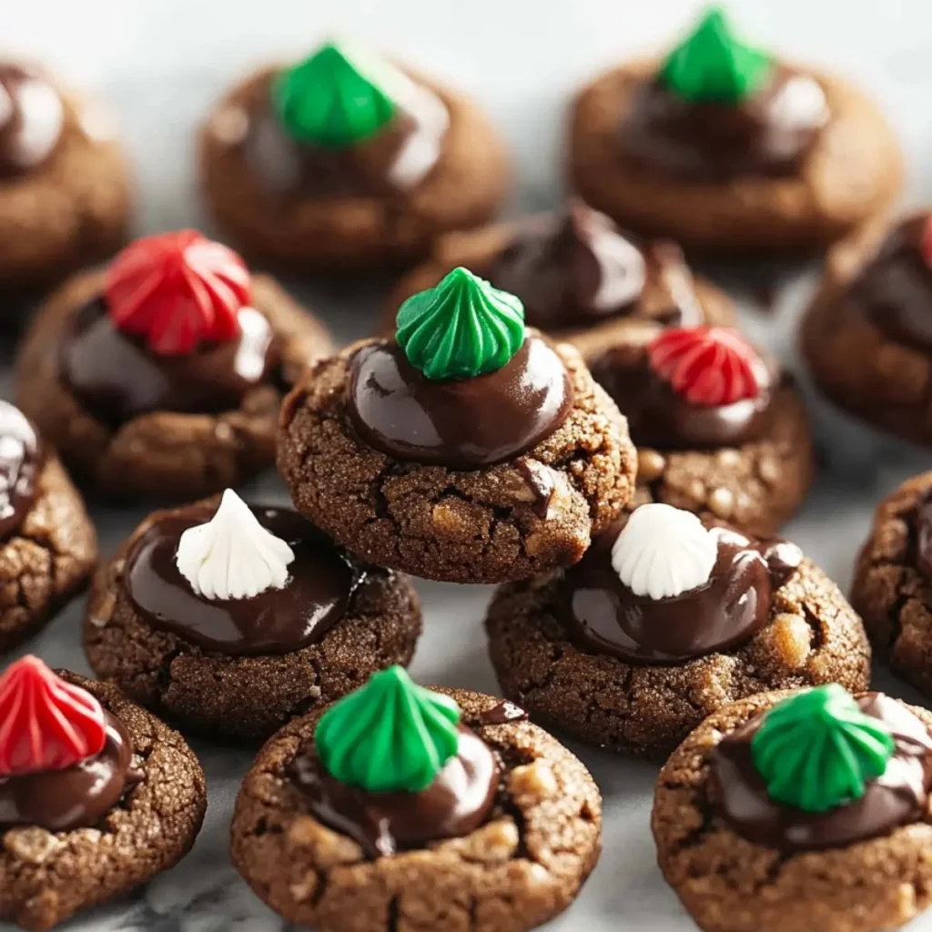 Chocolate Blossom Cookies
