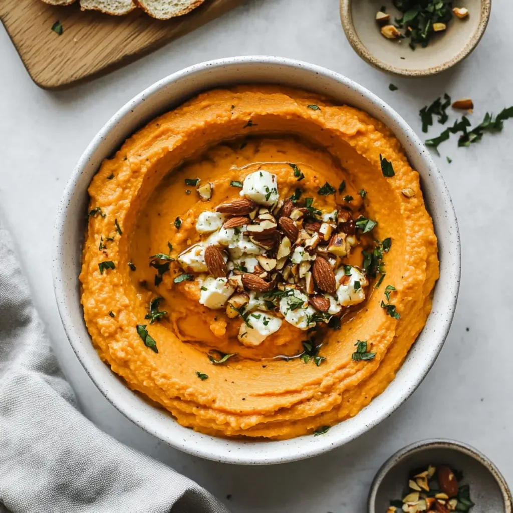 Pumpkin Whipped Feta Dip | Walder Wellness, RD