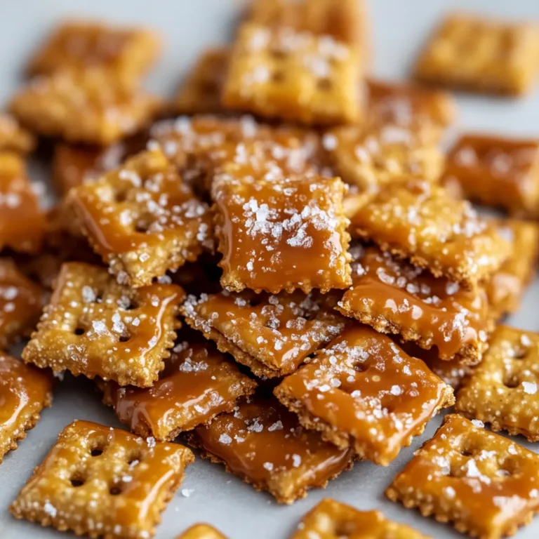 Salted Caramel Cracker Bites - The Comfort Spoon