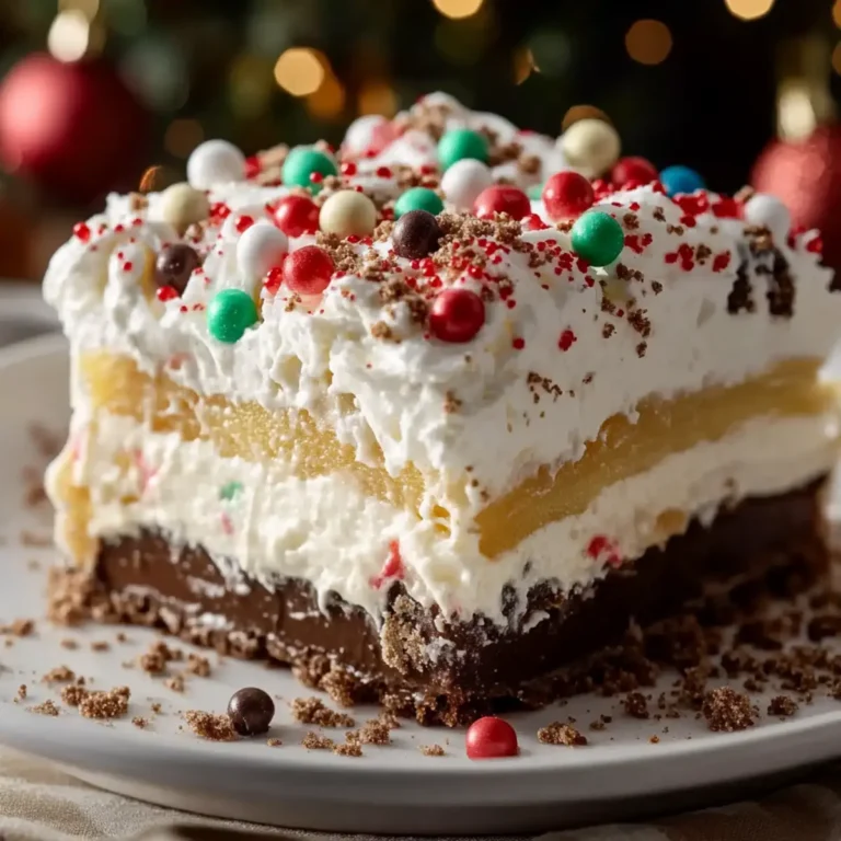 Christmas Cookie Lasagna 🎄🍪🥛