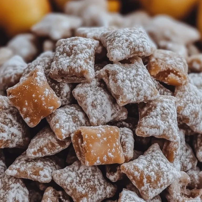 Caramel Apple Puppy Chow – Sweet & Crunchy Fall Treat