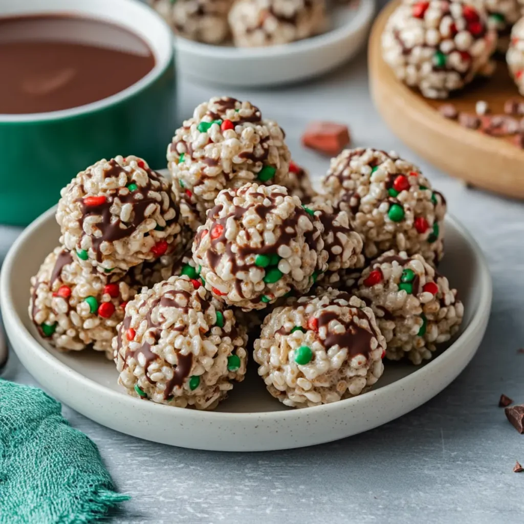 Delicious Chocolate Rice Krispie Balls Ready in Minutes