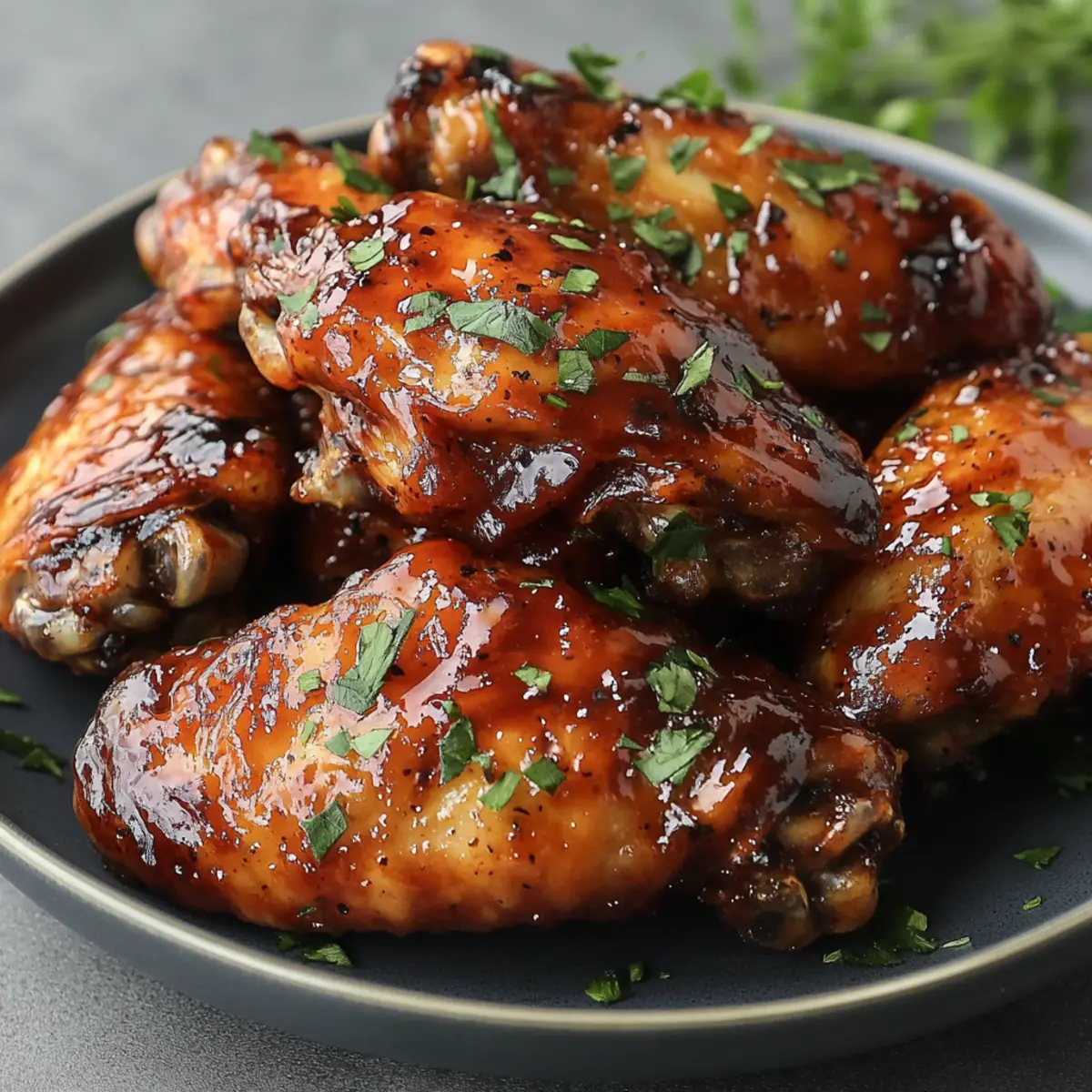 The Best Sticky BBQ Chicken Wings