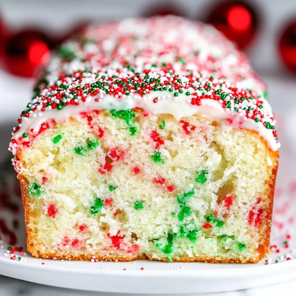 Festive Christmas Sprinkle Buttermilk Bread - Easy Holiday Recipe
