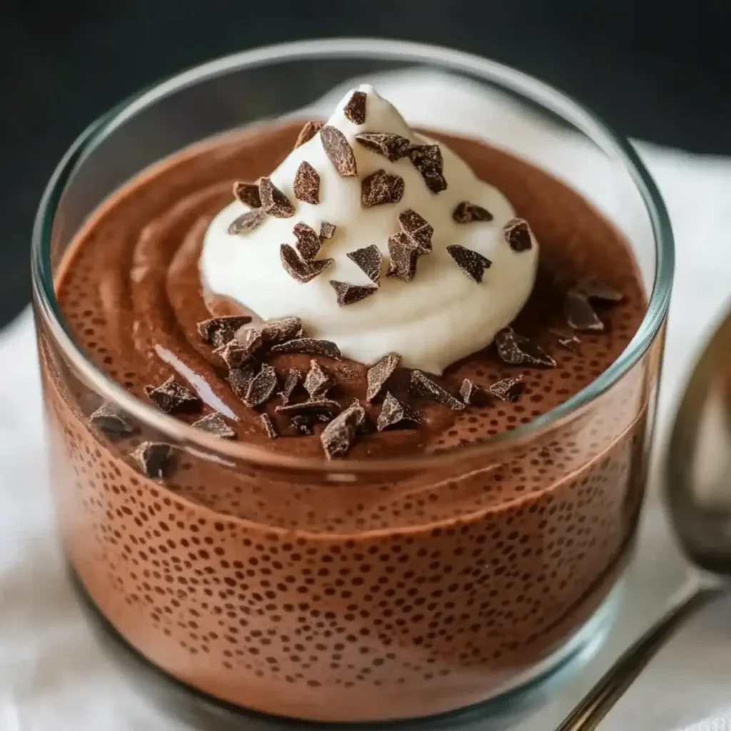 High Protein Chocolate Chia Seed Pudding That's Easy To Make!