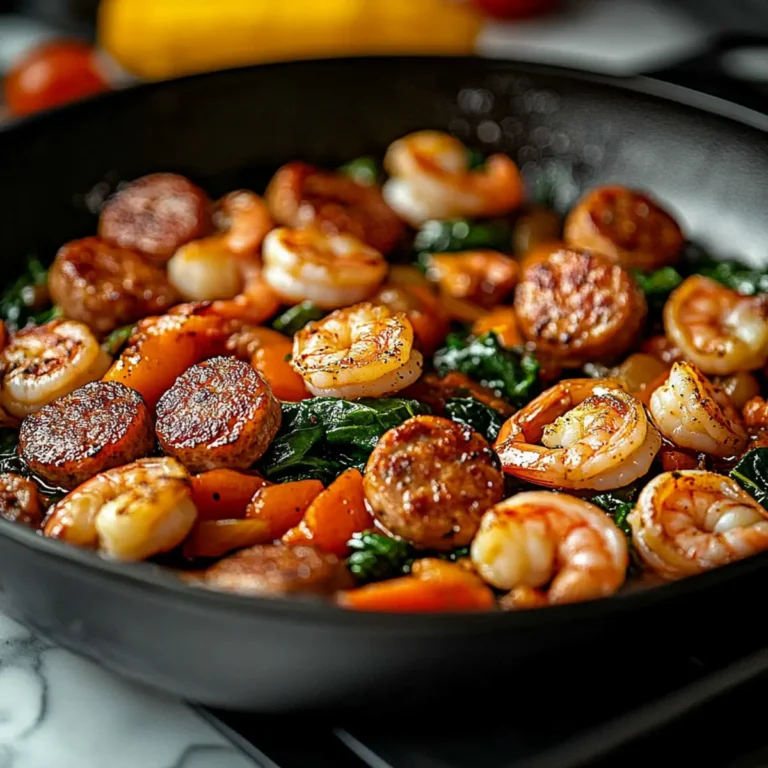 Easy Keto Shrimp and Sausage Skillet – Low-Carb Dinner in 30 Minutes