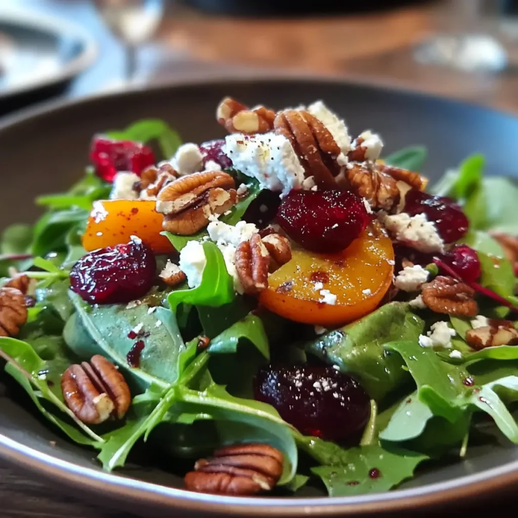 Irresistible Cranberry Pecan Goat Cheese Thanksgiving Salad