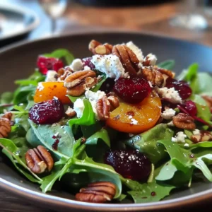 Irresistible Cranberry Pecan Goat Cheese Thanksgiving Salad