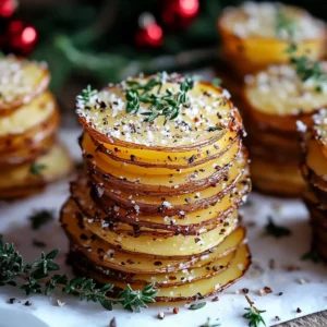 Christmas Crispy Parmesan Potato Stacks: A Festive and Flavorful Holiday Side