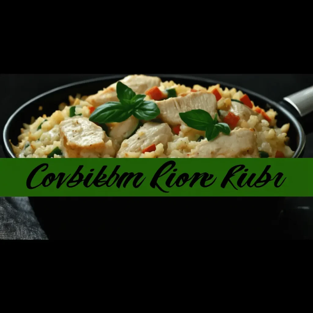 Creamy Tuscan Chicken Cauliflower Rice Bake, Low-Carb Comfort in One Pan