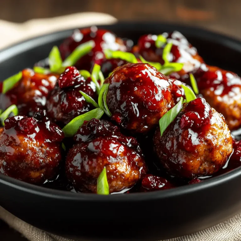 Sweet & Spicy Cranberry BBQ Meatballs | BiteTide