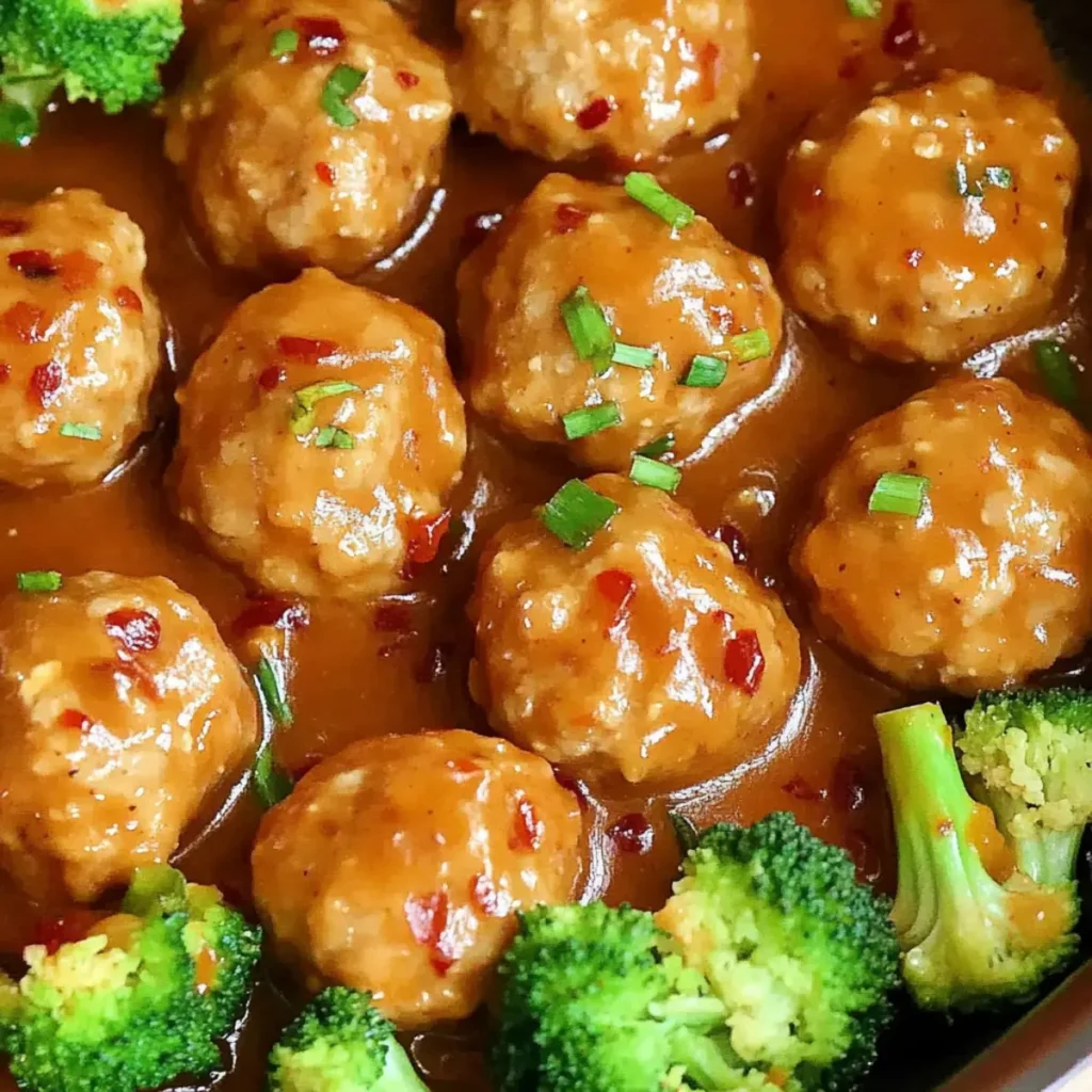 General Tso Chicken Meatballs- Regular and Low Carb Version
