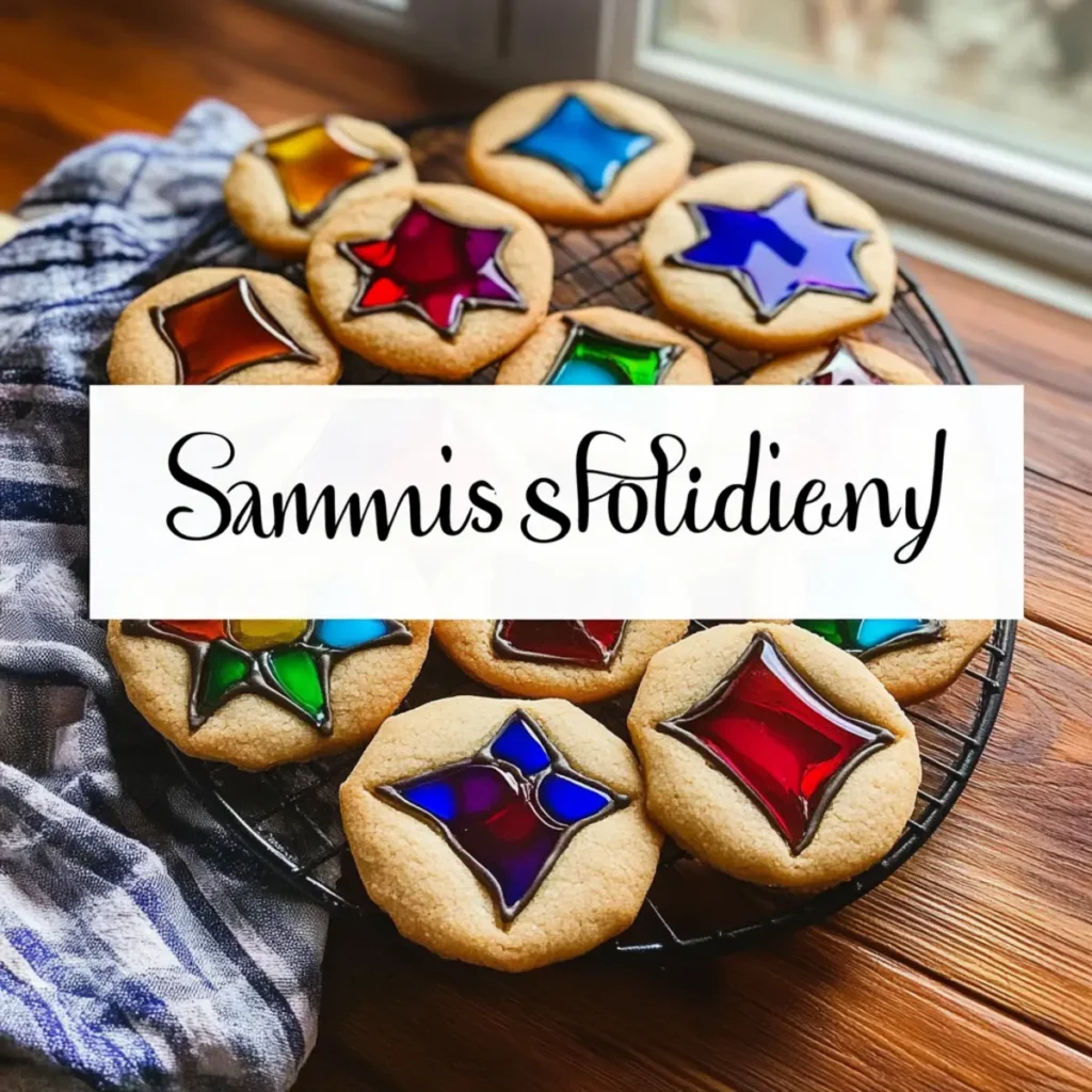 Stained Glass Cookies Recipe - Emma's Cake Studio