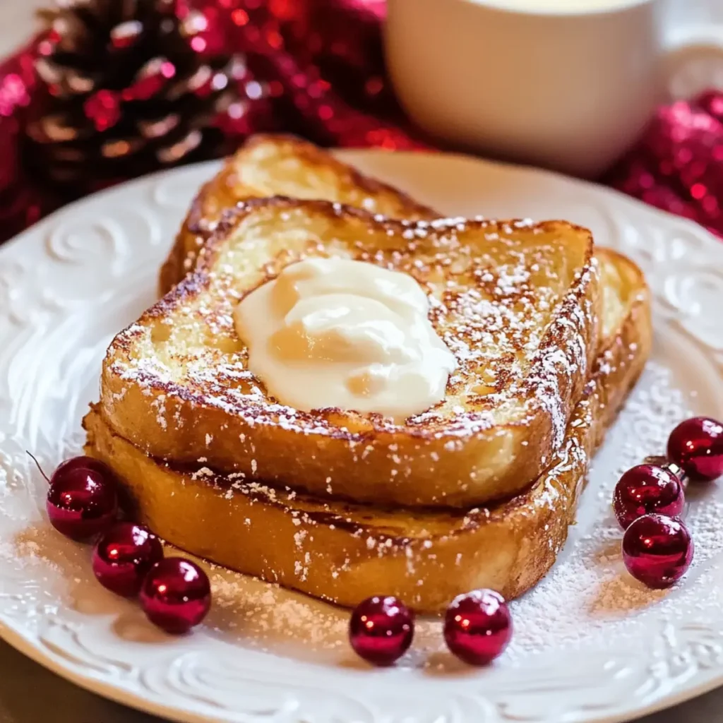 Eggnog French Toast — Holiday Brunch Delight