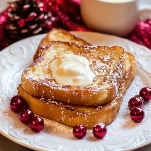 Eggnog French Toast — Holiday Brunch Delight