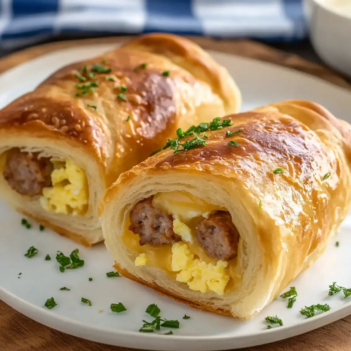 Quick & Delicious Sausage Egg Breakfast Rolls – The Perfect Brunch Bite!