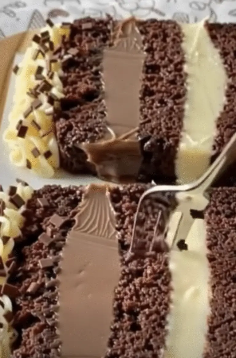 Decadent Layered Chocolate Cake With Rich Triple Chocolate Goodness