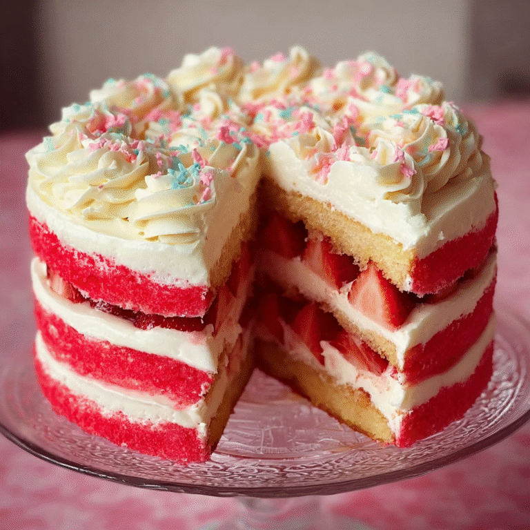Strawberry and Cream Cake: The Show-Stopping Layer Cake You’ll Want to ...