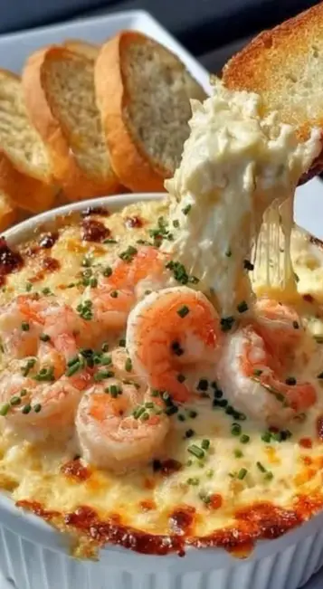 Cheesy Seafood Bake with Shrimp and Crab That Everyone Loves