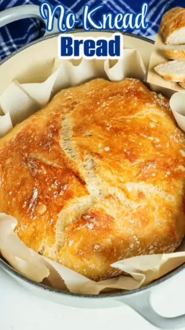 No Knead Bread That’s Crusty Outside and Soft Inside